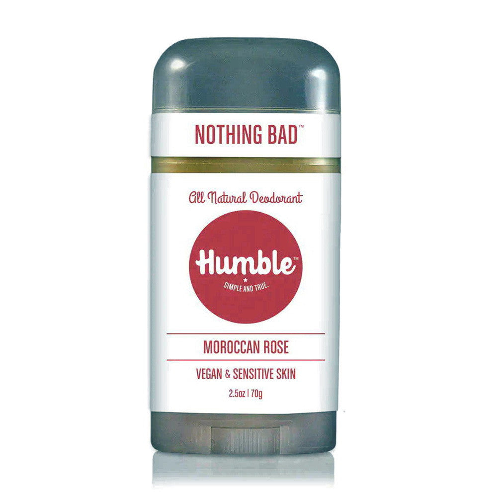 Humble Brands Natural Deodorant Vegan & Sensitive Skin Moroccan Rose 2.5oz